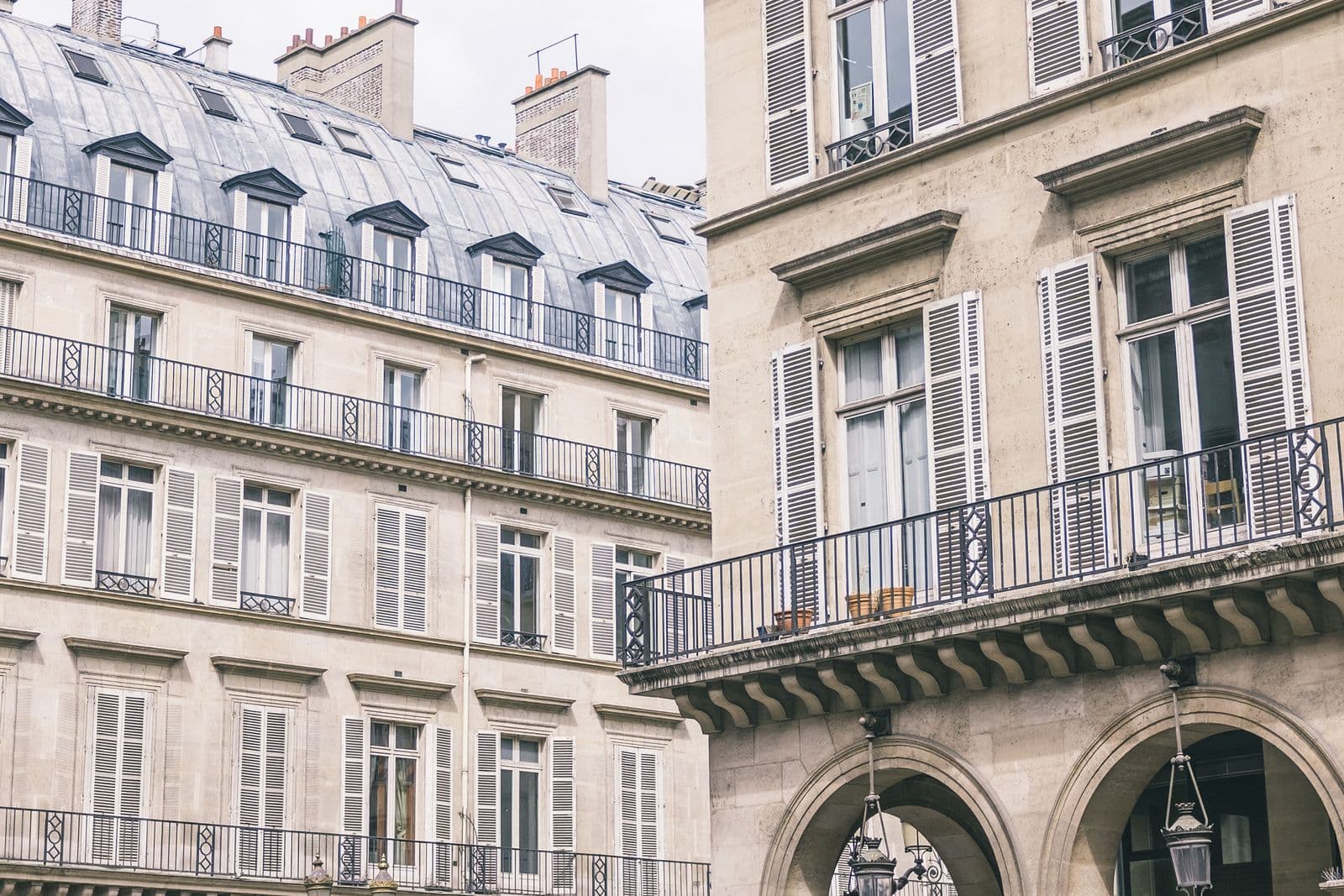 Façade d'un hôtel parisien